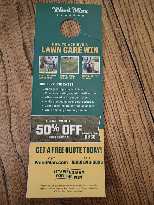 Weed Man Lawn Care — customer photo 7