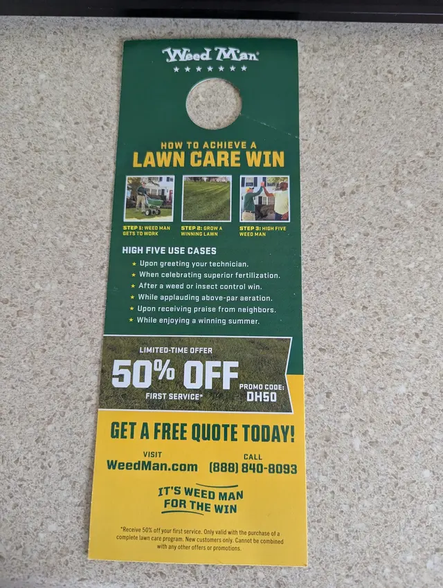 Weed Man Lawn Care — customer photo 7