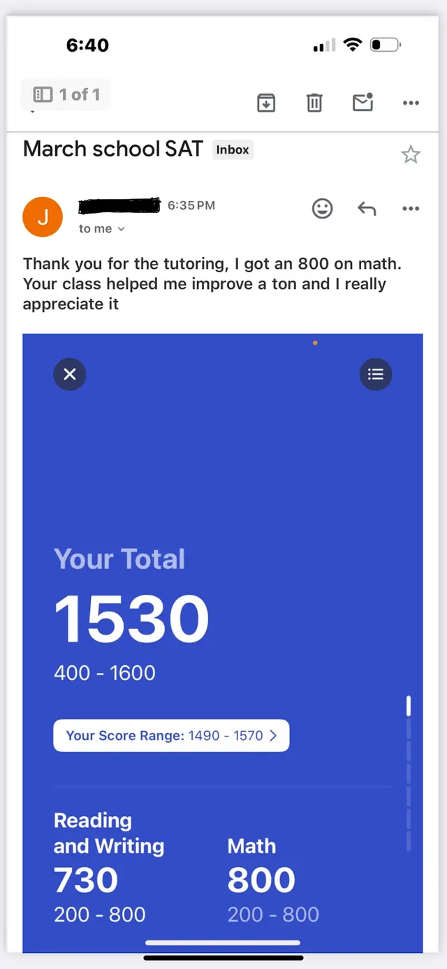 PerfectSATMath — photo from the business 7