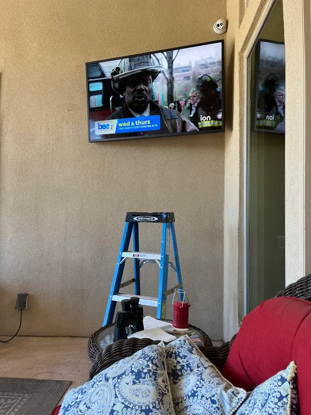 Customer photo of work by SmartVolt AV, from Wes Husted's review