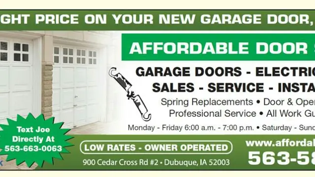 Affordable Door Service — photo from the business 2