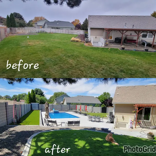 Customer photo of work by Bertin's Pools and Landscaping LLC, from Scrub34's review