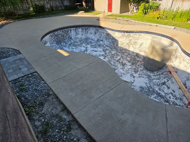 Customer photo of work by Premier Pools, from Roy Graham's review