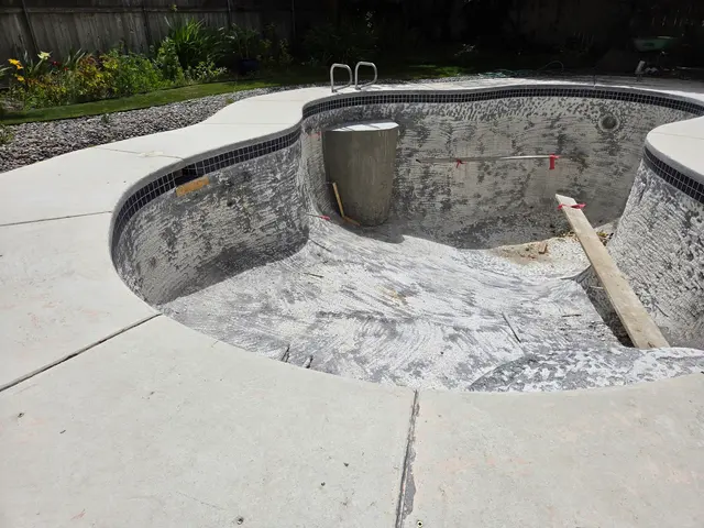 Customer photo of work by Premier Pools, from Roy Graham's review