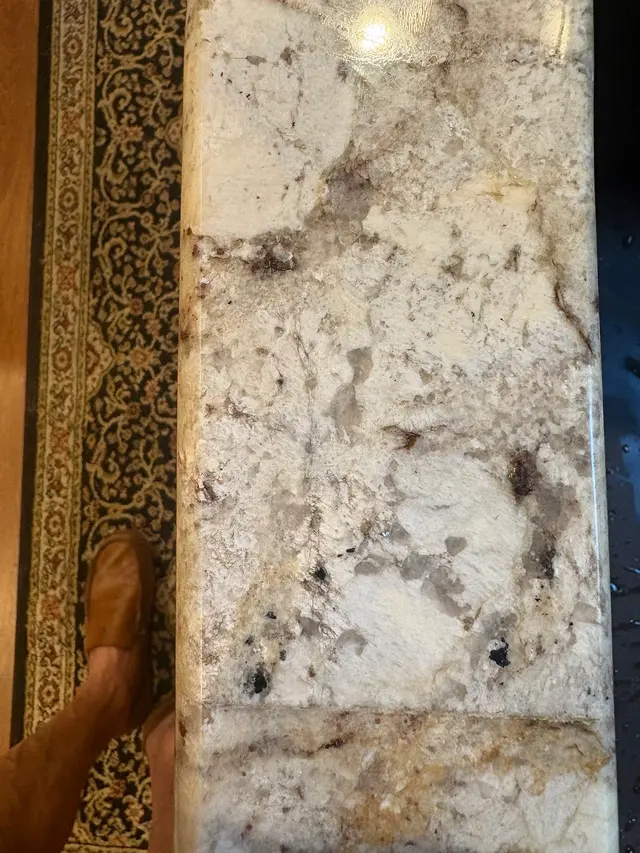Customer photo of work by Tri-State Stone Doctor, from Mark Stephan's review