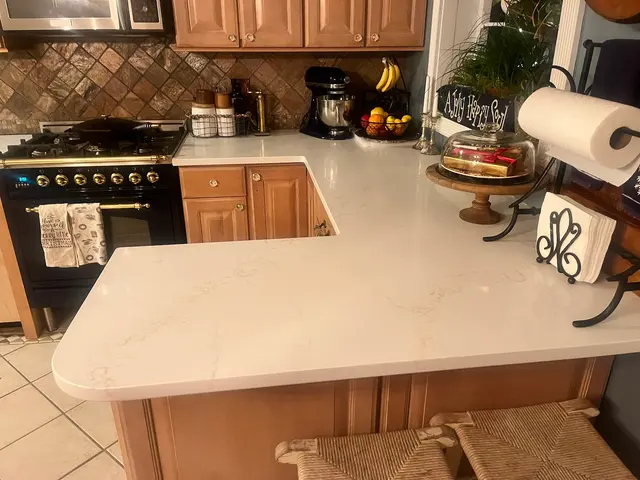 Customer photo of work by AG Custom Countertops, from Cheryl Santosusso's review
