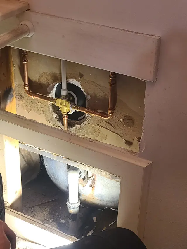 Customer photo of work by Hugo Plumbing, from vo117493's review