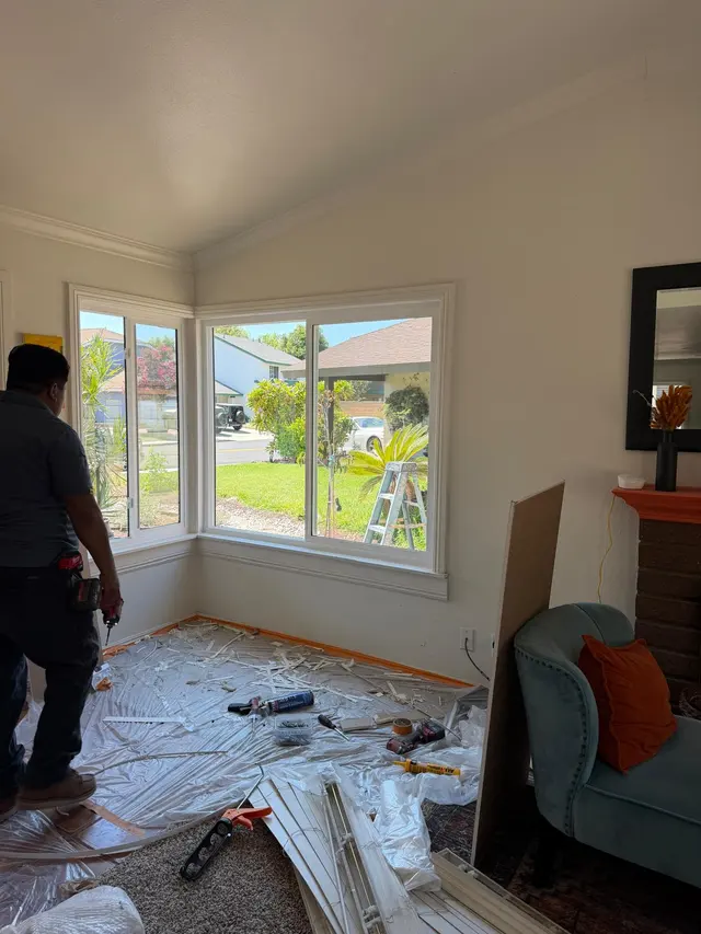 Customer photo of work by BJ Windows & Doors, from Liza Easo's review