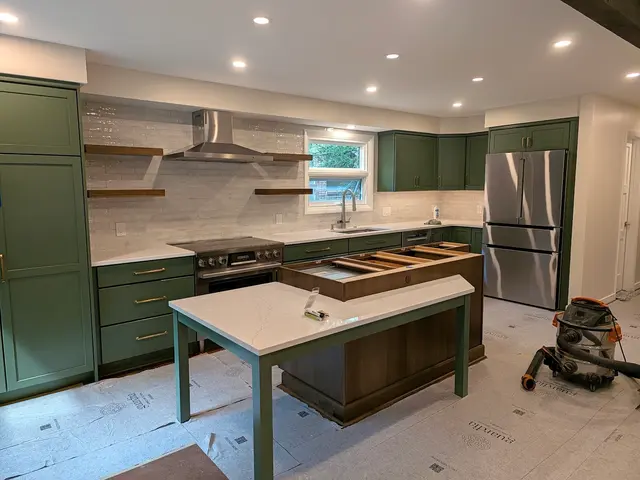 Customer photo of work by Jacob Evans Kitchen & Bath, from Karin Lilliedahl Bailey's review