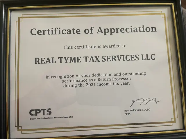 Real Tyme Tax Services — photo from the business 3