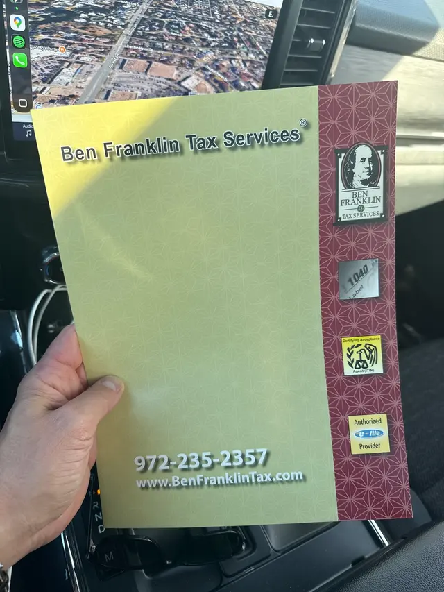Customer photo of work by Ben Franklin Tax Services ®, from Sébastien MARCHETTI's review