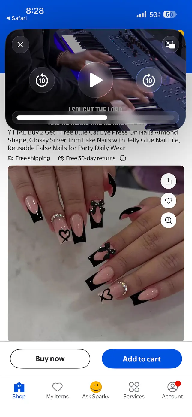Customer photo of work by Maidel Spa Beauty Nails, from Lashonda Hill's review