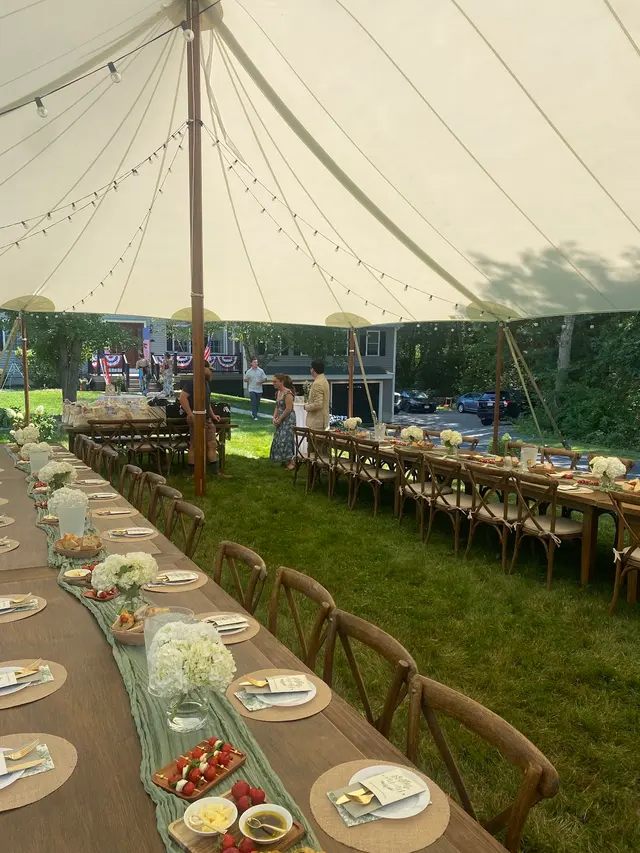 Customer photo of work by Baystate Tent and Party, from Christian and Johanna Macias's review