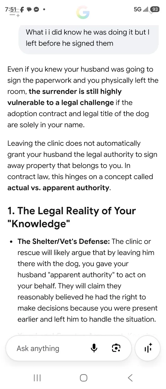 Customer photo of work by Freeport Veterinary Medical Center, from FERYN K's review