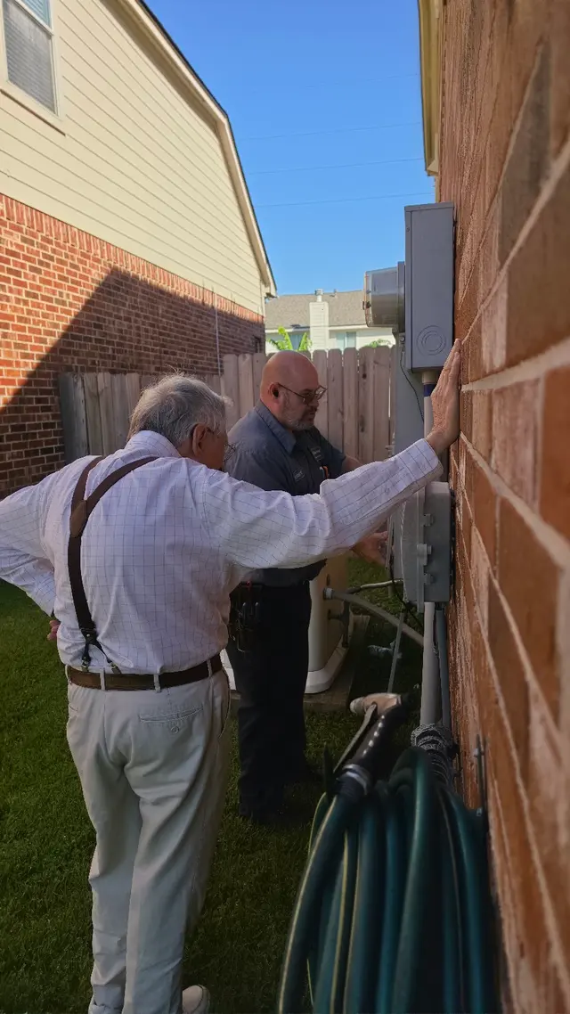 Customer photo of work by Mr. Electric of Houston Midtown, from Sarah Medearis's review
