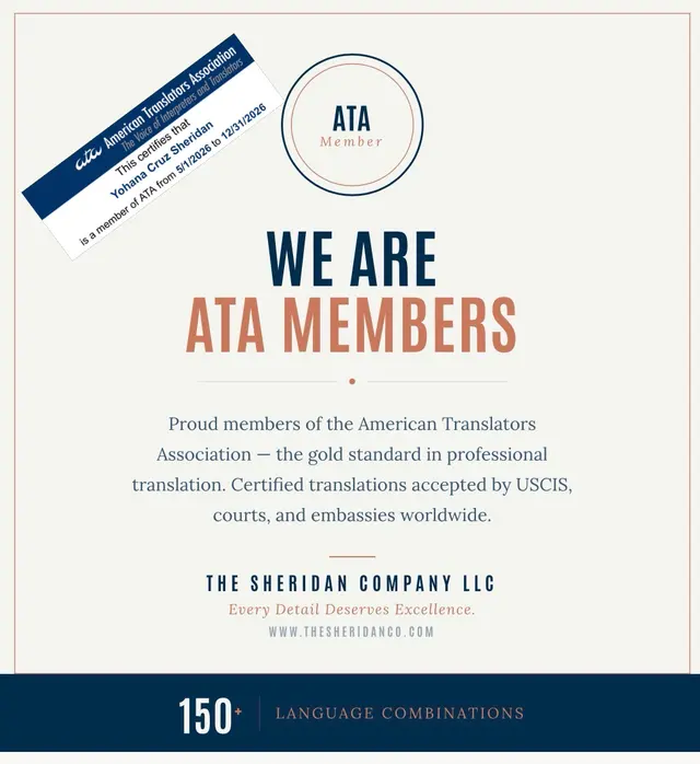 The Sheridan Company | Mobile & Remote Online Notary | Nationwide Apostille Facilitator | Document Translation — photo from the business 8