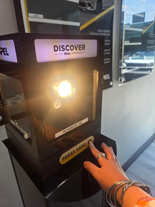 Customer photo of work by Auto Tint Express, from Mo Jo's review