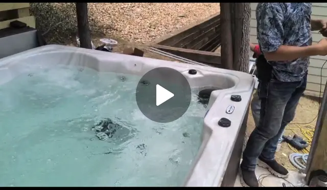 Customer photo of work by DFW Hot Tub Services, from Adolfo Perez's review
