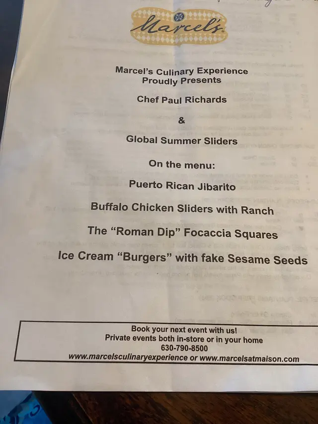 Marcel's Culinary Experience — customer photo 12