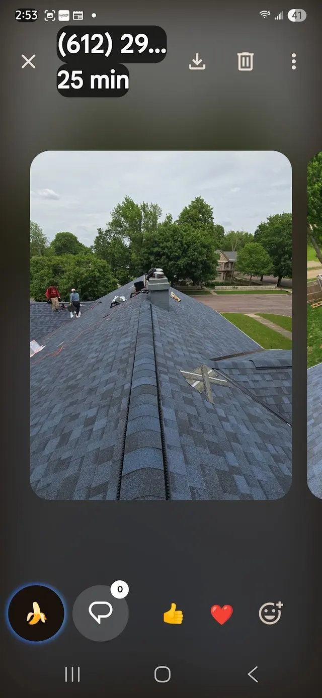 Customer photo of work by Solaris Companies - Roofing, from Pam Painter's review