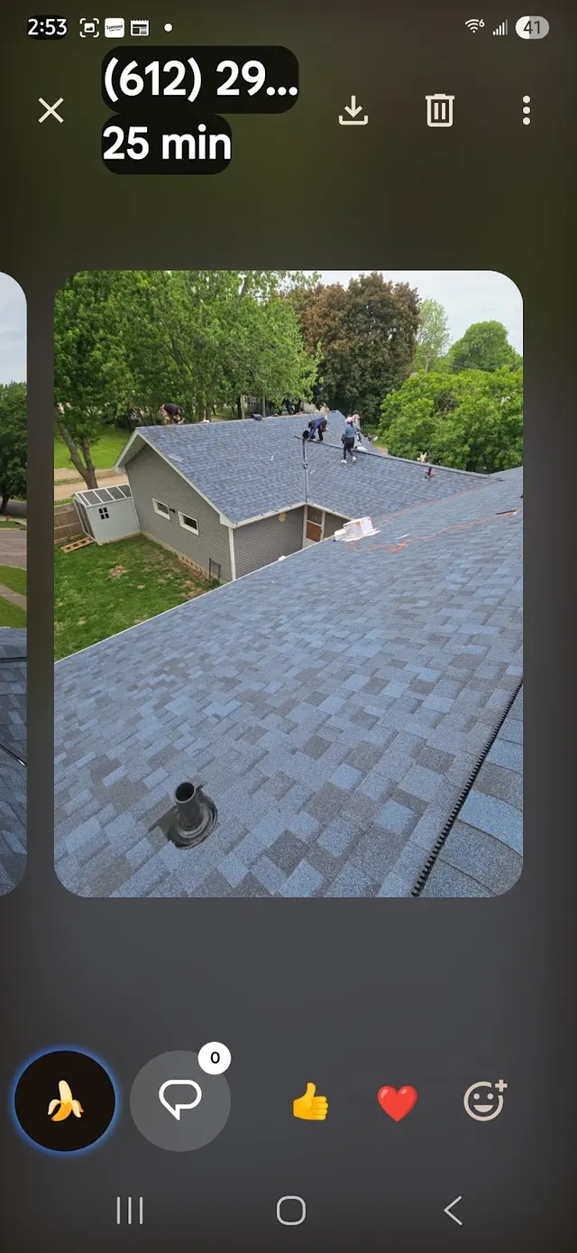 Customer photo of work by Solaris Companies - Roofing, from Pam Painter's review
