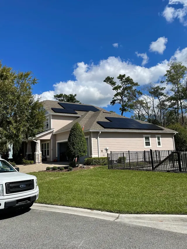 Customer photo of work by Masterpiece Solar, from David Holt's review