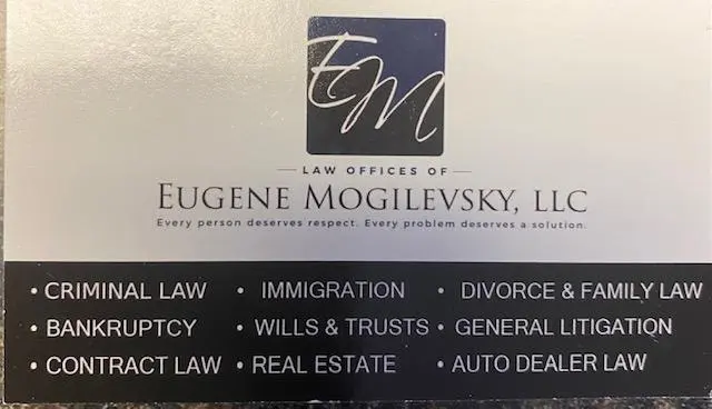 Customer photo of work by Law Offices of Eugene Mogilevsky, from Rahim Pirani's review