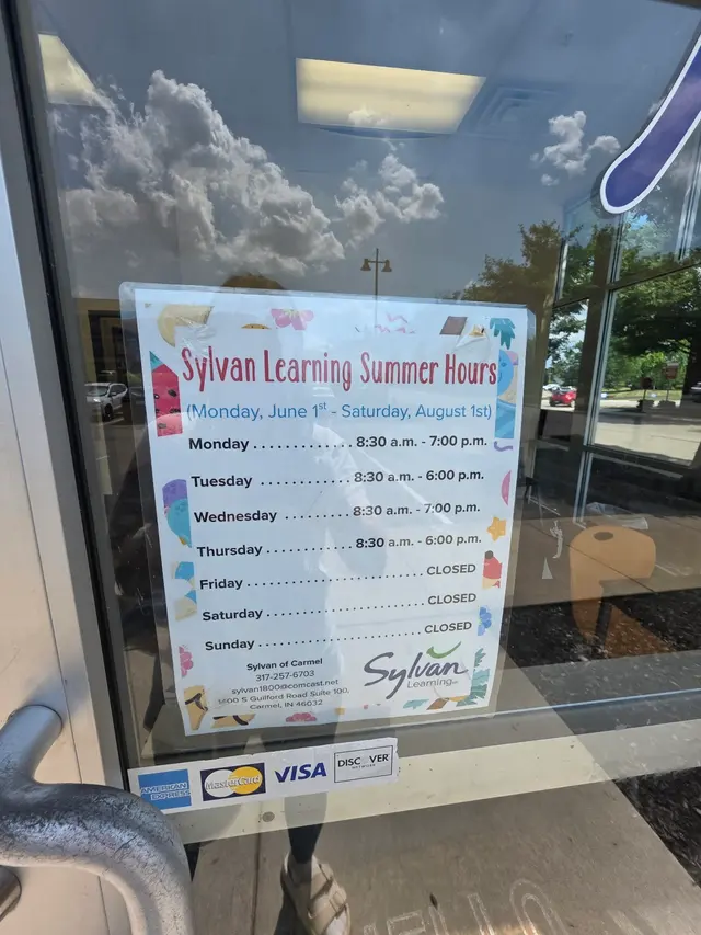Customer photo of work by Sylvan Learning of Carmel, from Mi-kyung Noh's review