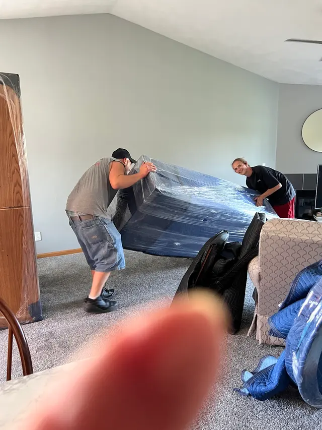 Customer photo of work by Straightline Moving - Rockford Movers, from Pat Hall's review