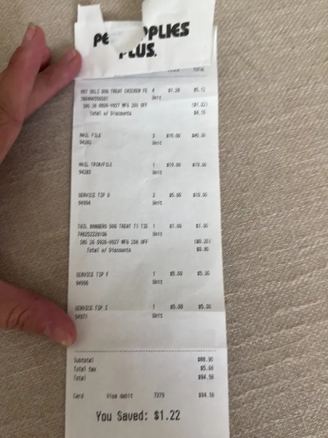 Customer photo of work by Pet Supplies Plus Buda, from Jess Kubick's review