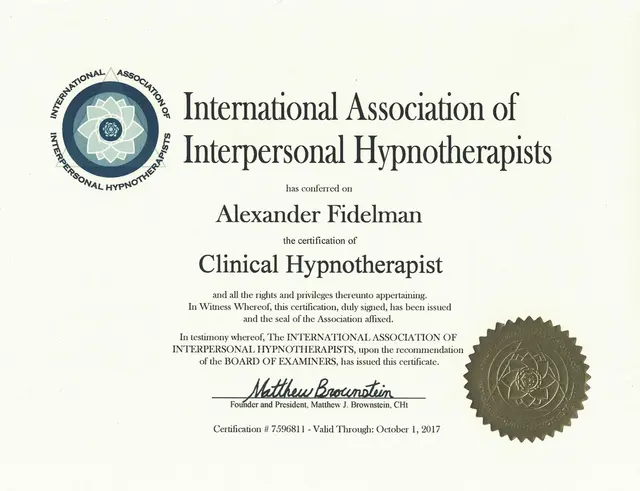 Hypnosis 4 Better Life, Hypnotherapy by A. Fidelman, Certified Clinical Hypnotherapist, Miami — photo from the business 6