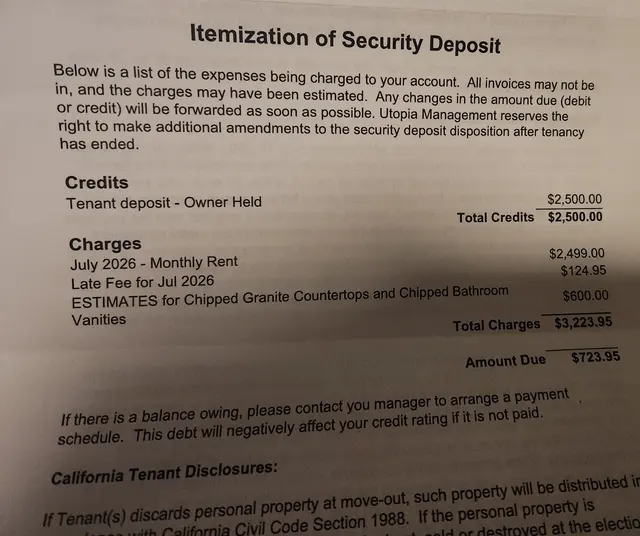 Customer photo of work by Utopia Property Management, from Penny Lana's review