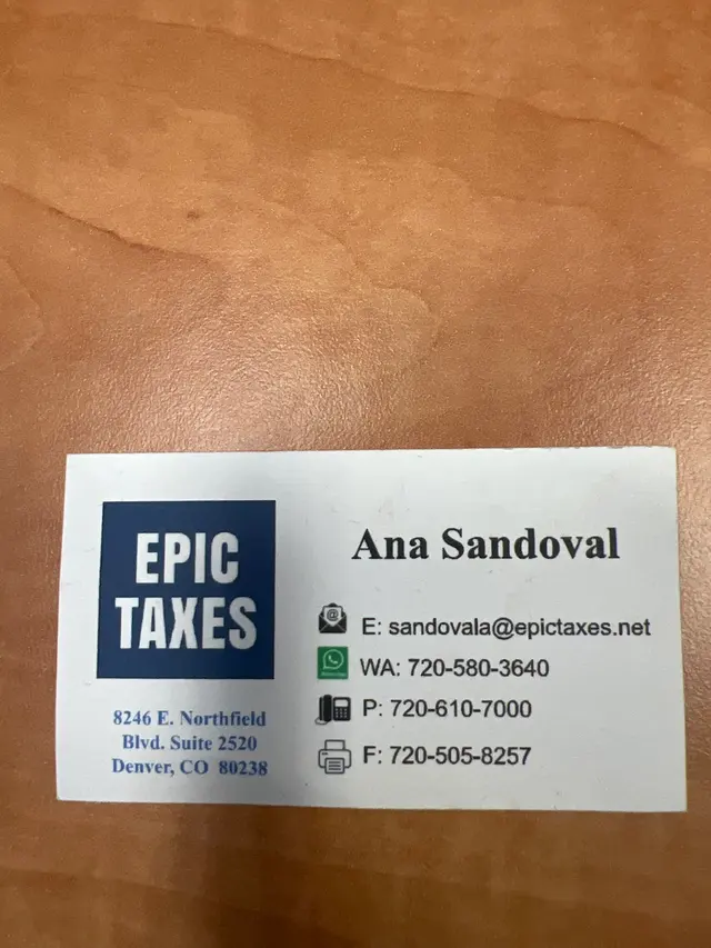 EPIC TAXES — customer photo 9