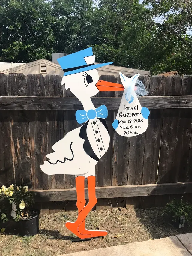 YARDPOPS Storks & More! FUN & UNIQUE YARD SIGNS - We celebrate Birthdays and Babies — photo from the business 7