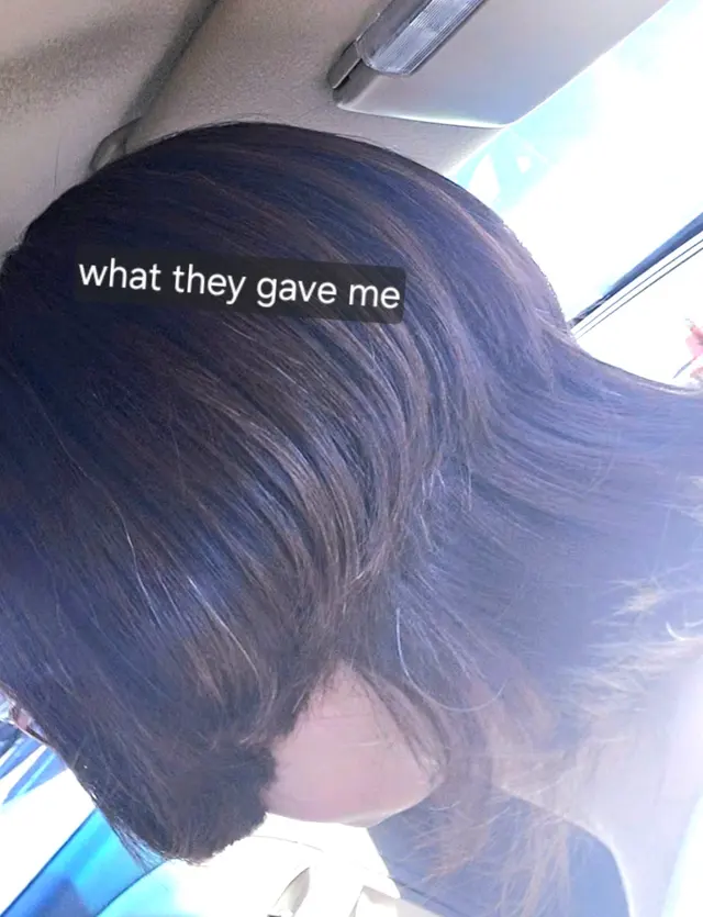Customer photo of work by Lino Salon, from Lizzy K's review
