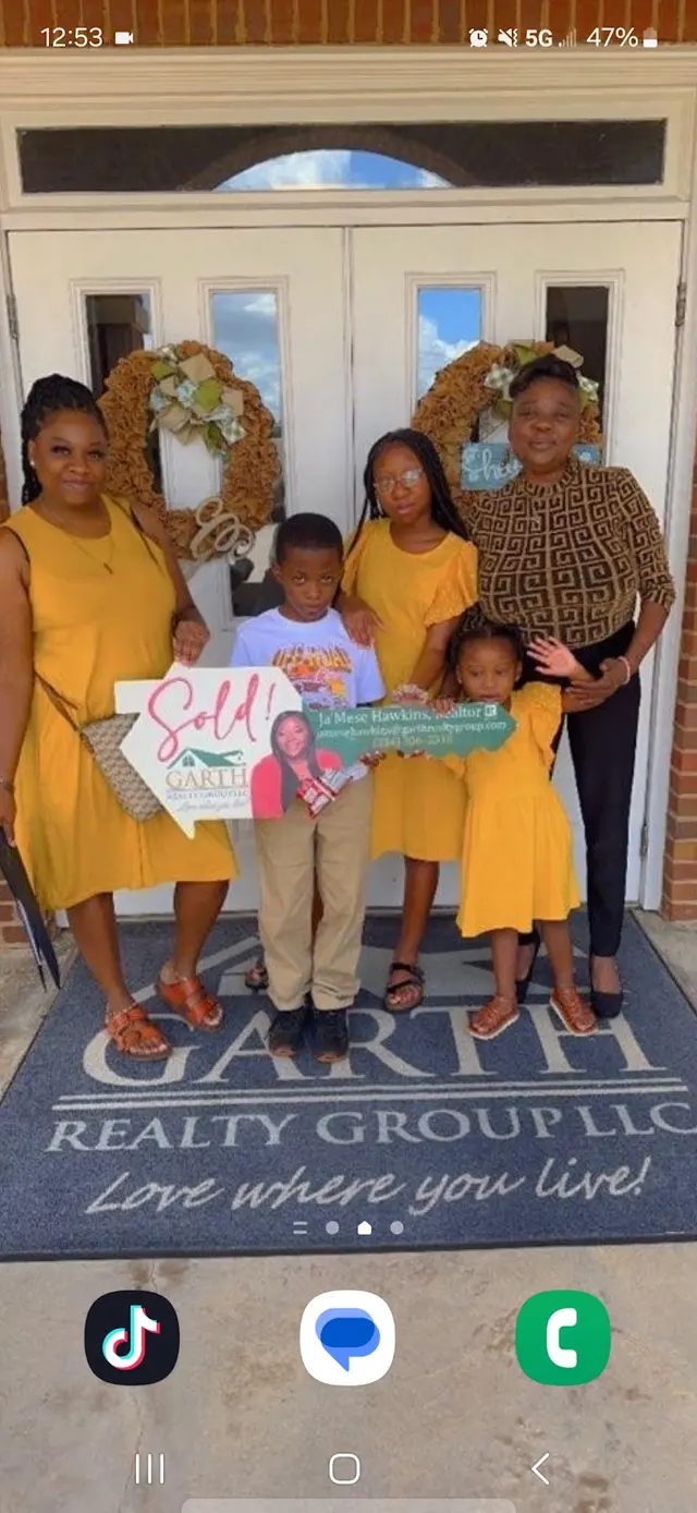 Customer photo of work by Ja'Mese Hawkins, Associate Broker, from Eliza Allen's review