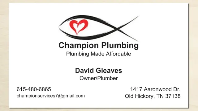Champion Plumbing — photo from the business 11