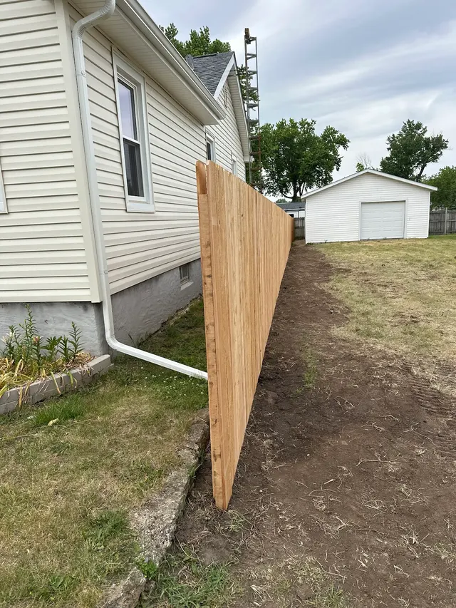 Customer photo of work by Fence World Of Janesville, from chad chritton's review
