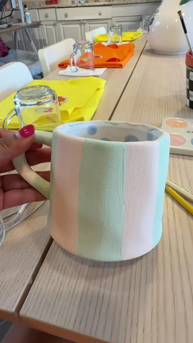 Customer photo of work by Atelier Newday Pottery Painting & Art Studio, from Vanesa Arevalo's review