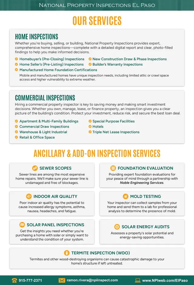 National Property Inspections El Paso — photo from the business 11
