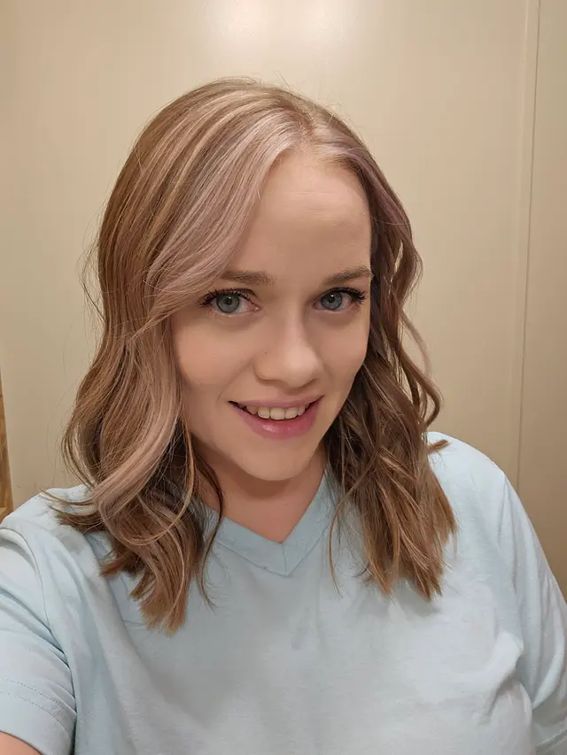Customer photo of work by Glam hair salon & spa, from Skyla B's review