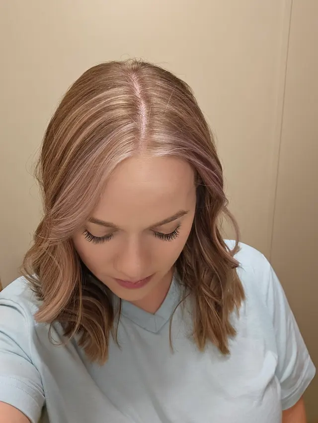 Customer photo of work by Glam hair salon & spa, from Skyla B's review