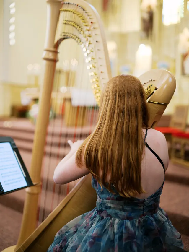 Customer photo of work by Allexx B Photography, from Harpist Lauren McCombe's review