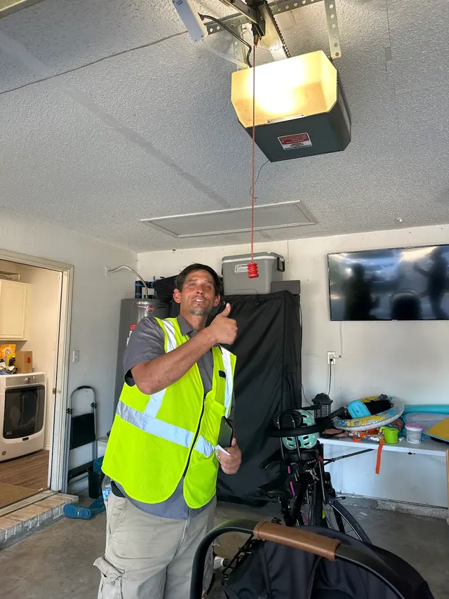 Customer photo of work by Welborn Garage Door Repair, from Isaac Magana's review