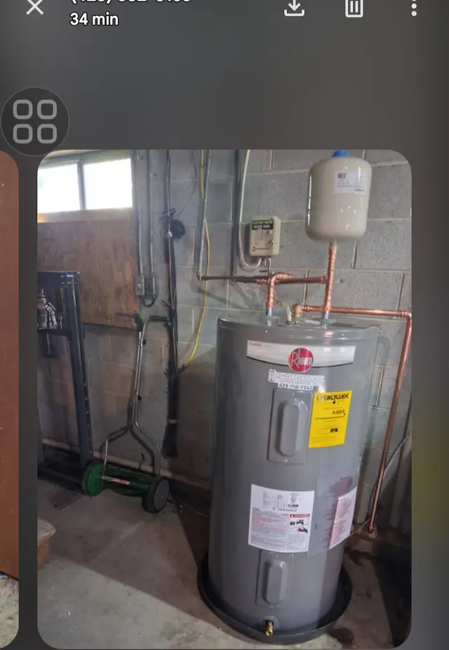 Customer photo of work by Chattanooga Water Heater Co, from Andrea King's review