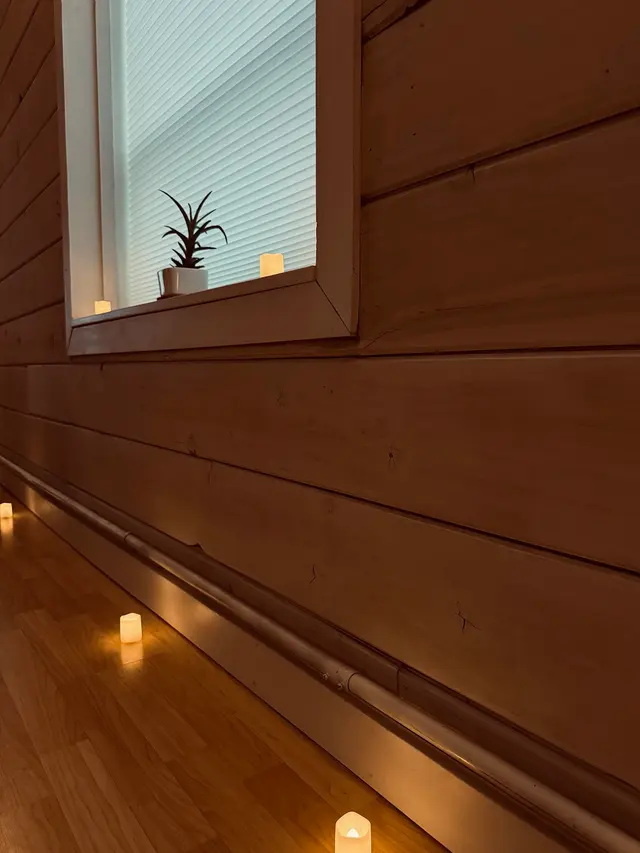 Customer photo of work by WE Yoga Sandpoint, from Pearl Faux's review