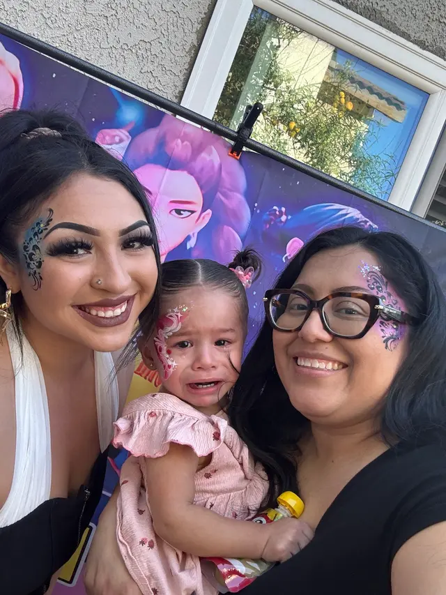Customer photo of work by Art-Z Mom Face Painting, from Rochelle Destacamento's review
