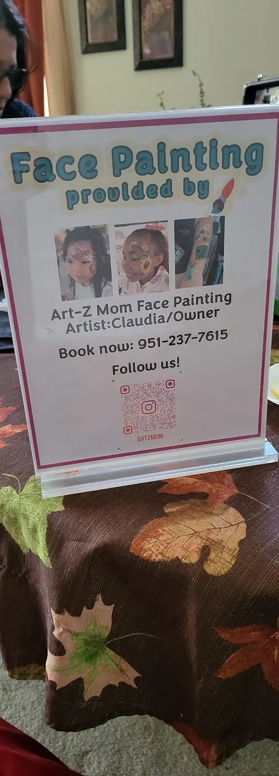 Customer photo of work by Art-Z Mom Face Painting, from Sulma Mejia's review