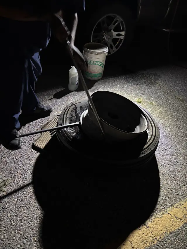 Customer photo of work by A1 Mobile Tire Service LLC, from David Edwards's review