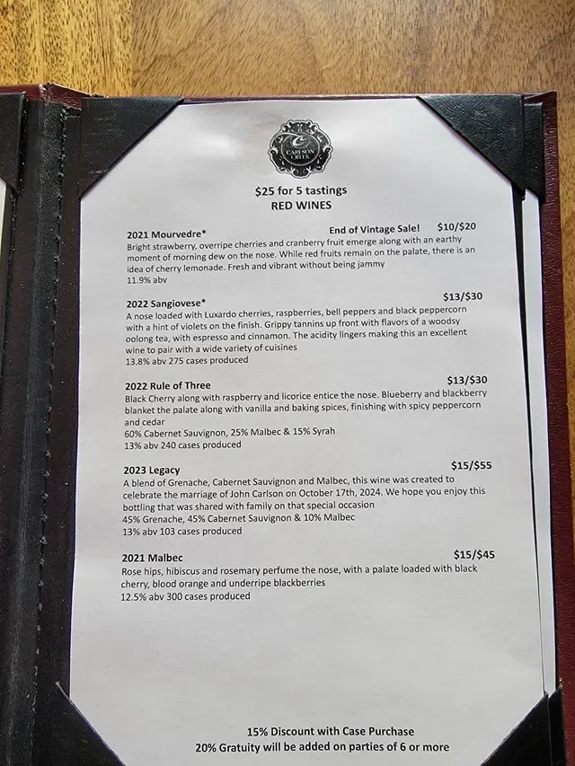 Carlson Creek Vineyard, Scottsdale Tasting Room — customer photo 10
